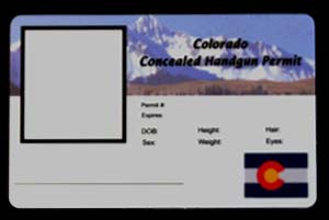 Colorado CHP card